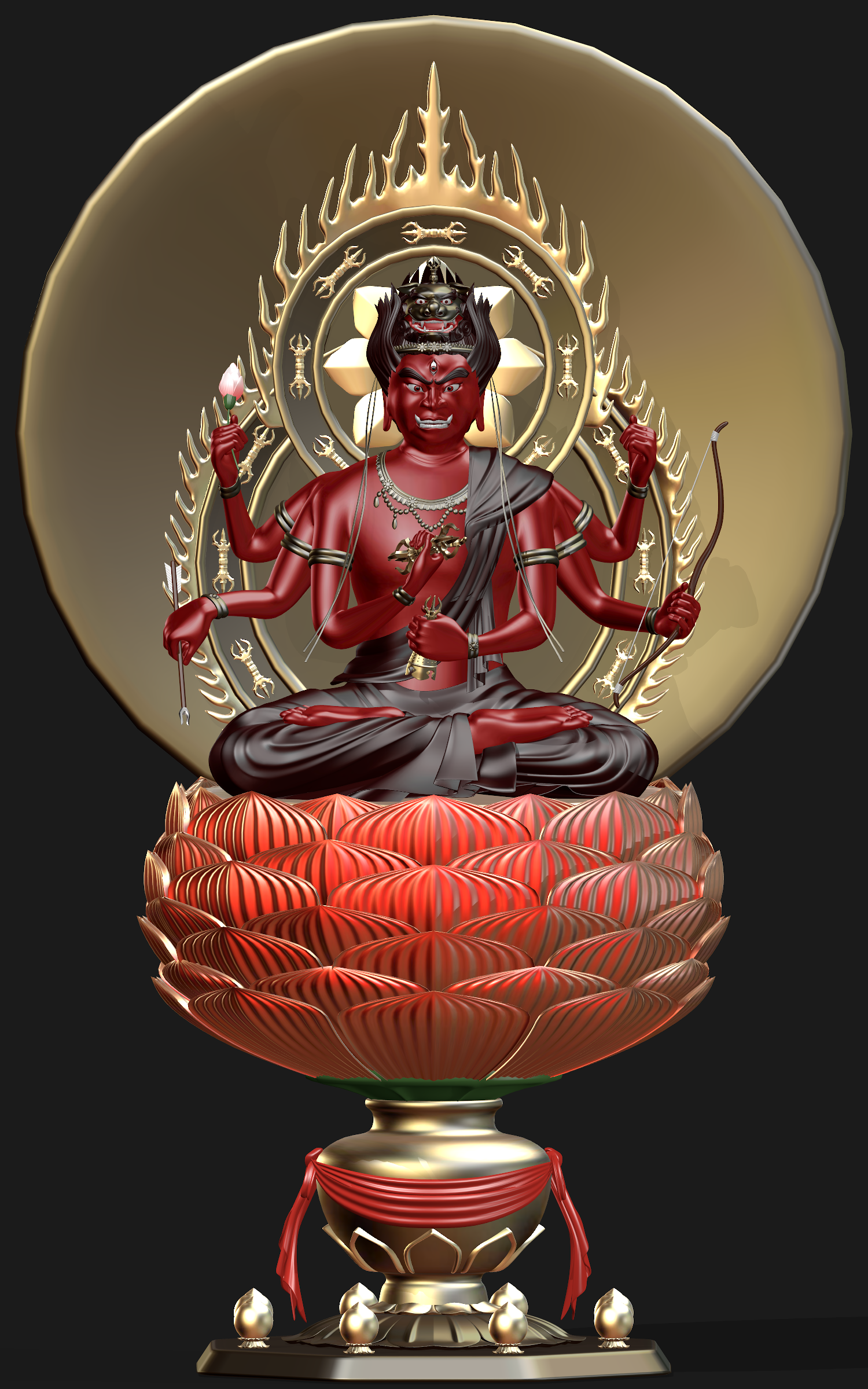 本物による愛染明王敬愛法