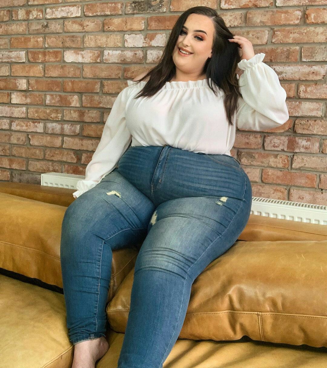 Fettlust Dicke Frauen und enge Jeans