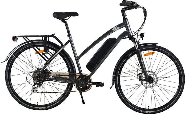 Elektrofahrrad E Bike VecoCraft Athena E-Bike Trekking Pedelec Vorführräder für Damen Herren, 28Zoll Urban Citybike