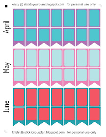 stick to your plan: Erin Condren Colors - Free Printables