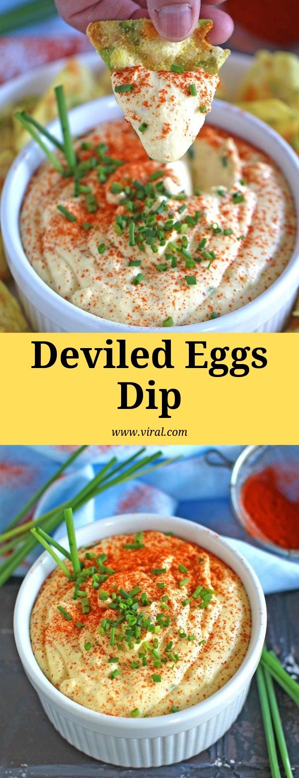 Deviled Eggs Dip - Viral Recipes