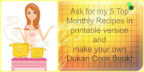 Make your own printable Dukan Cook Book!!! New recipes will be added in July!