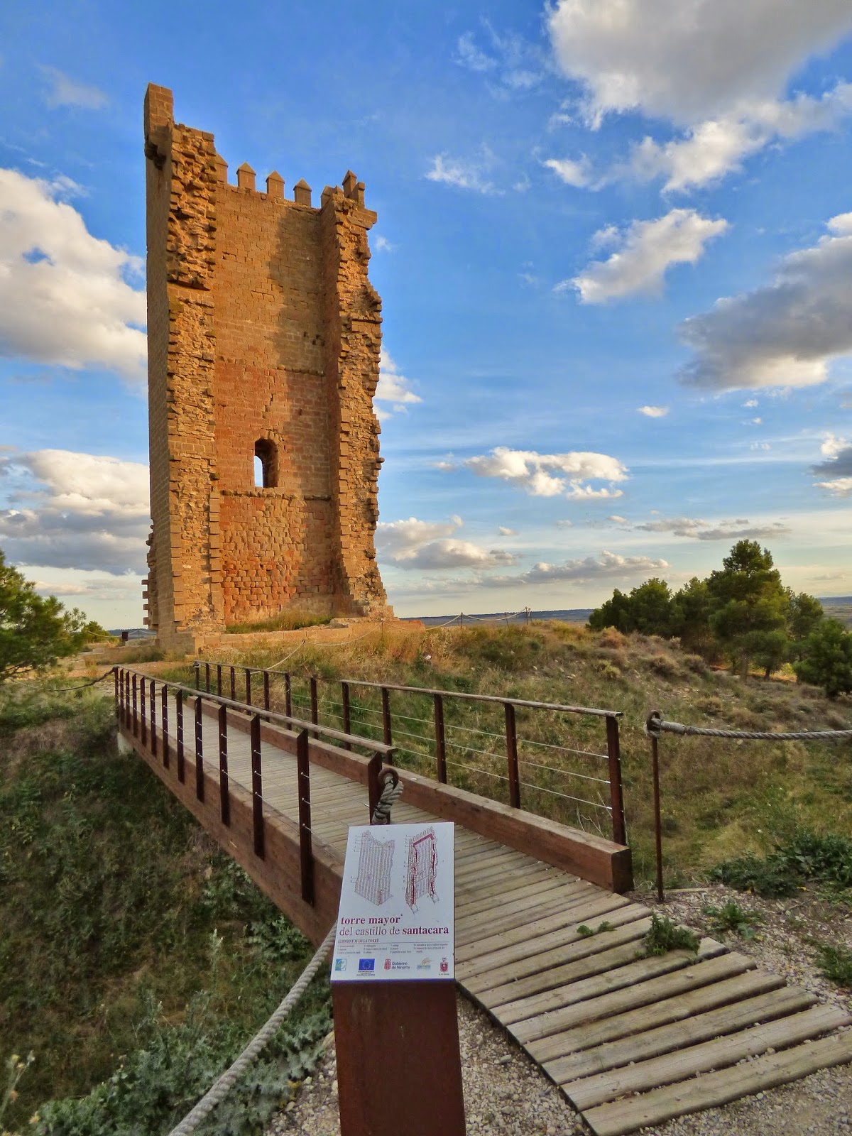 Navarra al natural El Castillo de Santacara