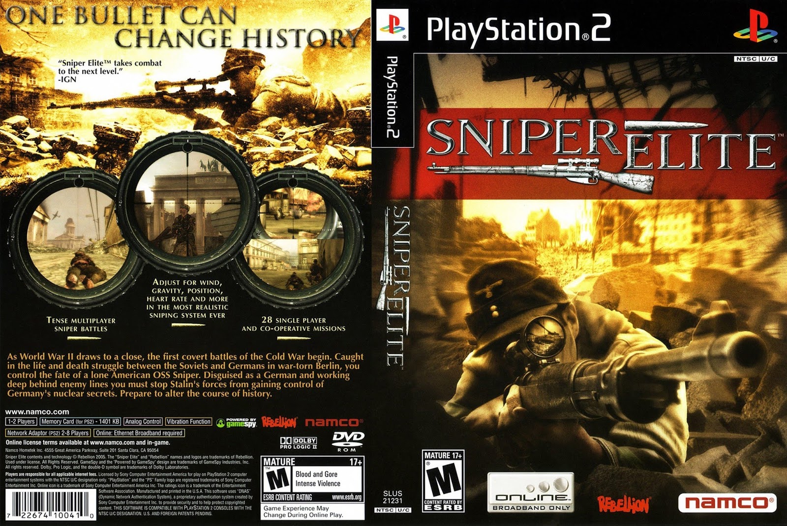 sniper elite ps2 sniper elite ps2