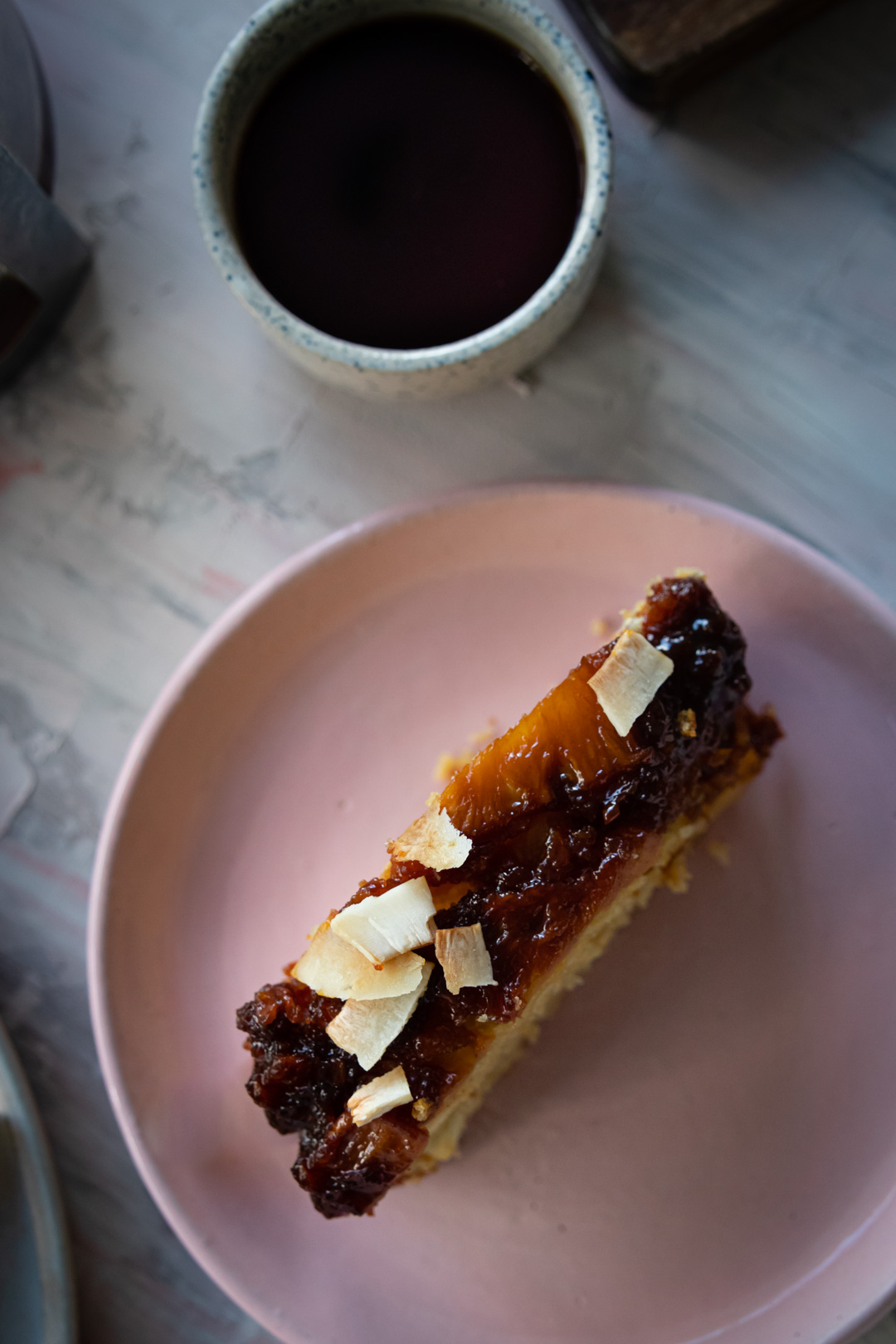 Fotografia de alimentos marua veledo torta piña volteada