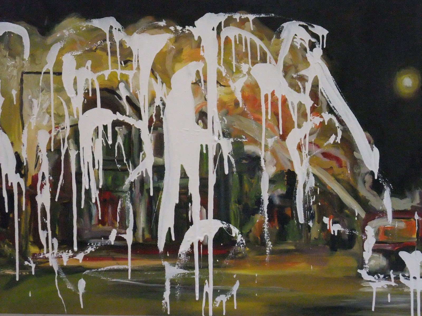 Departed mind Another Vandalised Painting