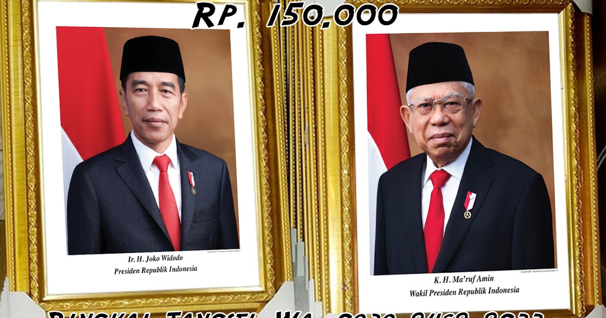 FRAME BINGKAI FOTO PIGURA TANGSEL Bingkai dan Foto Presiden wakil