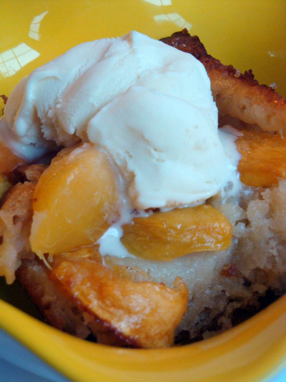 Yummy by Emmy Nectarine Cobbler Cake