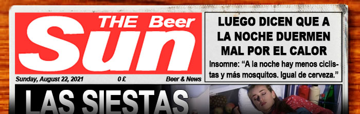 Dominical suplemento de noticias sobre cerveza. Aquí puedes leer el periódico The Beer Sun.
