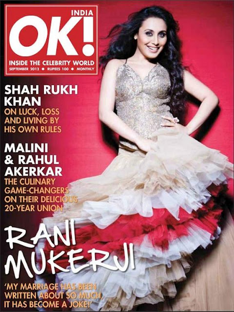 Rani Mukherji stunning photo shoot for OK! India