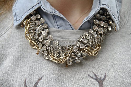 Statement necklace trend