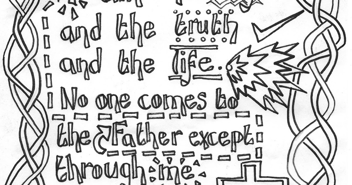 Flame: Creative Children's Ministry: Reflective Colouring Sheet: John