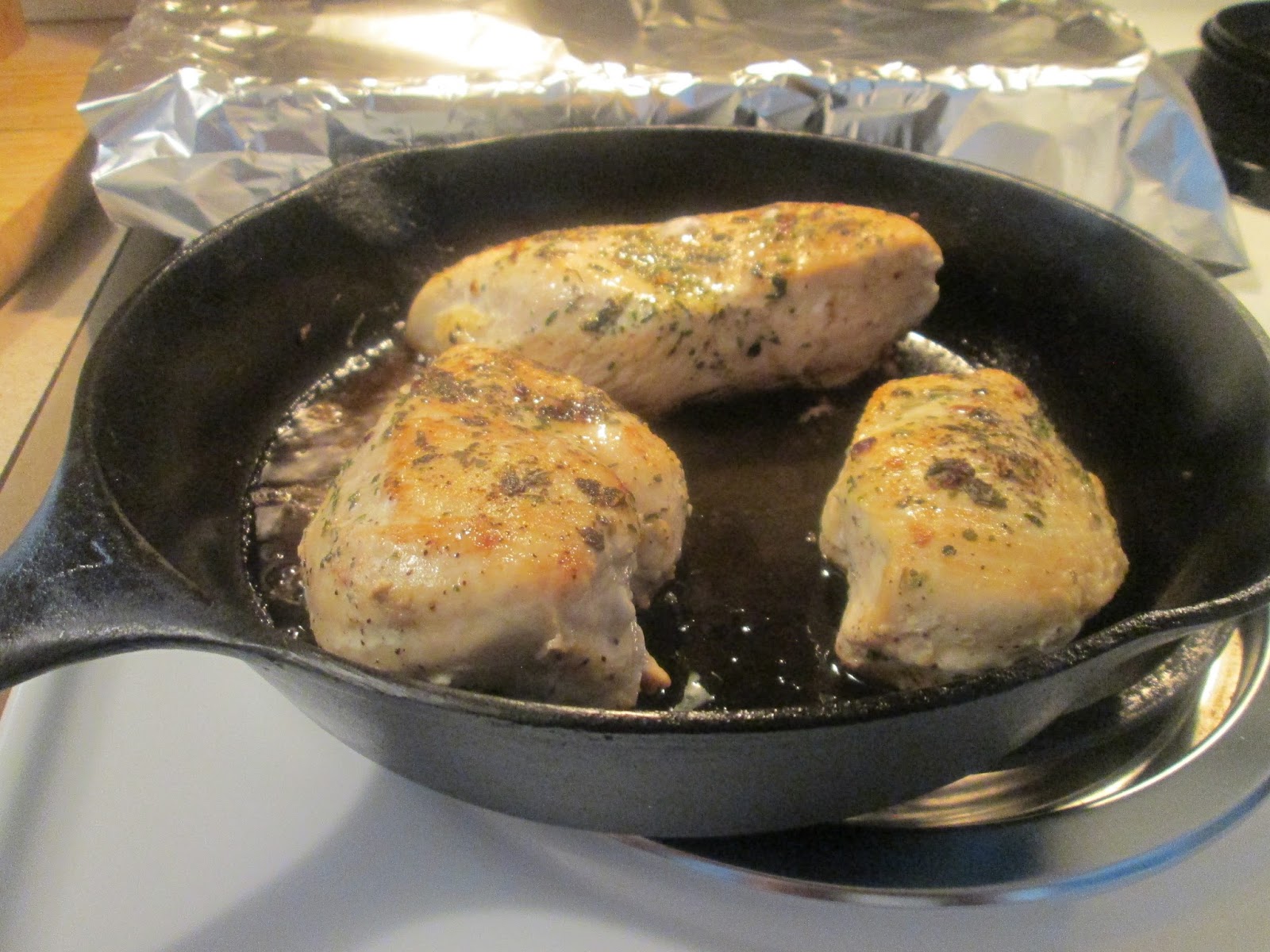 Diab2Cook Pan Seared Oven Roasted Skinless Boneless Chicken Breast w