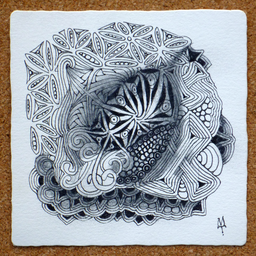 How Creating Zentangles Can Promote Mindfulness & Mental Wellness, With  Examples