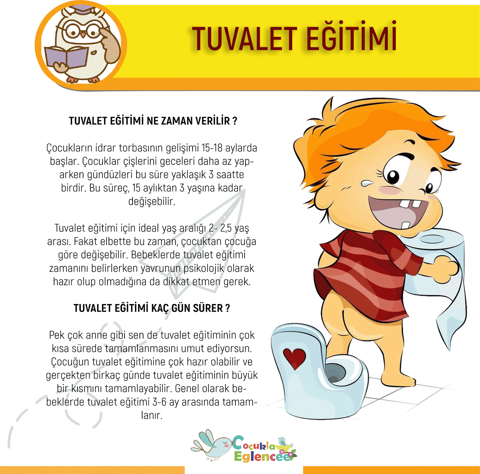 TUVALET EĞİTİMİ NE ZAMAN VERİLİR