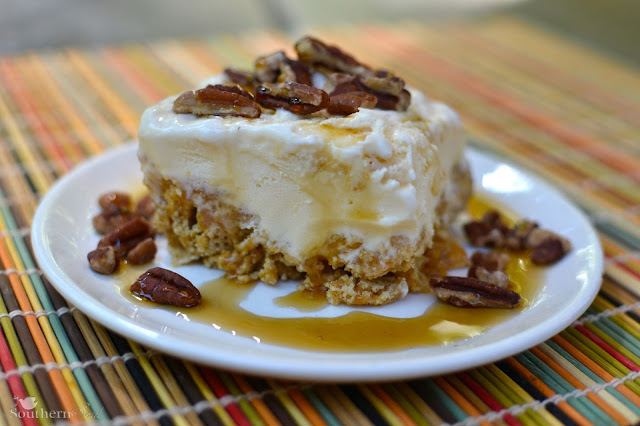 A Southern Soul: Ice Cream Squares with Maple Syrup & Pecans
