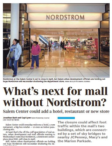 What's next for Salem Center without Nordstrom?