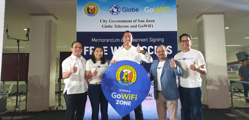 Globe's FREE WiFi service now in San Juan Globe's FREE WiFi service now in San Juan