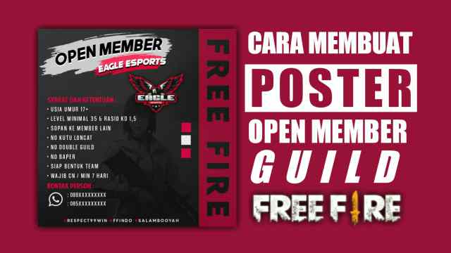 Contoh Open Member Guild Ff