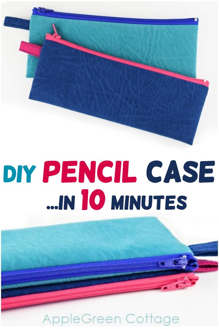 Diy Pencil Case Easy And Quick! AppleGreen Cottage