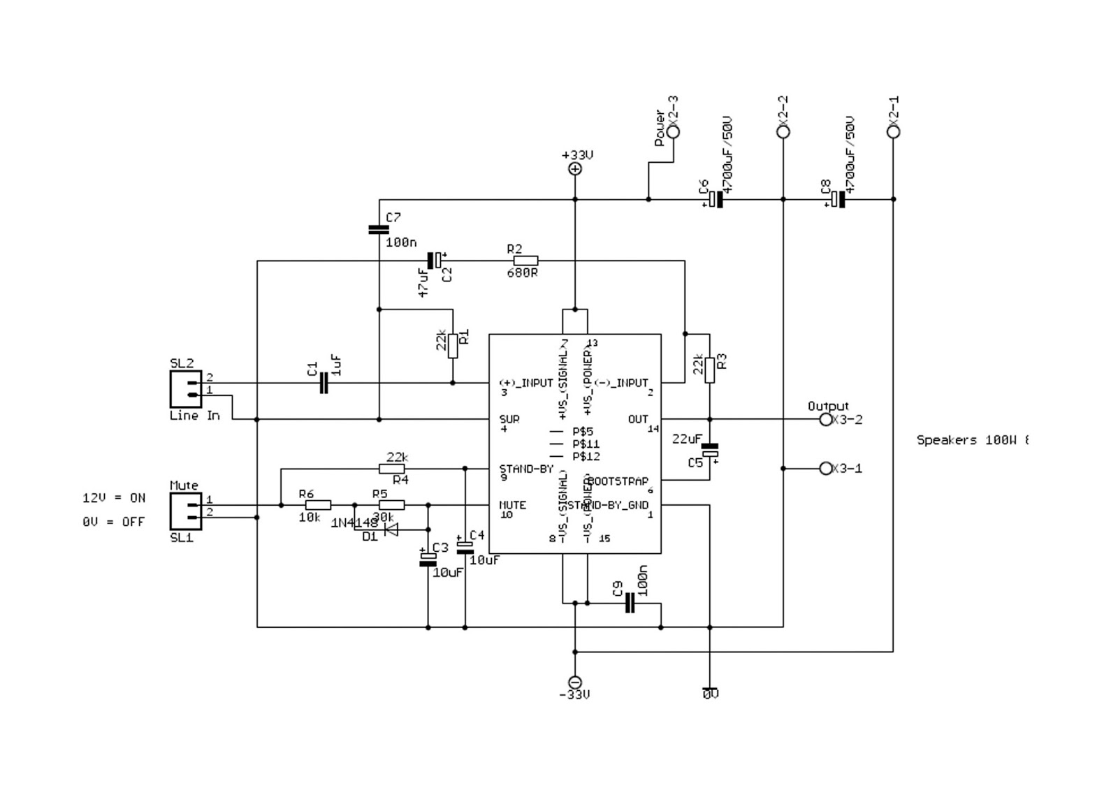 Project Expo.: 100 watt audio amplifier