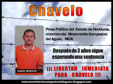 CAMPAÑA: INMEDIATA LIBERACION DE CHAVELO