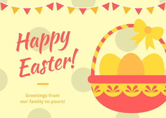 Happy Easter card & printable