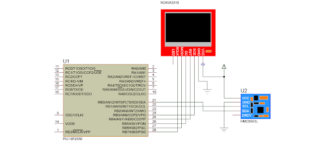 Snake Game com PIC16F877A - Microcontrolandos