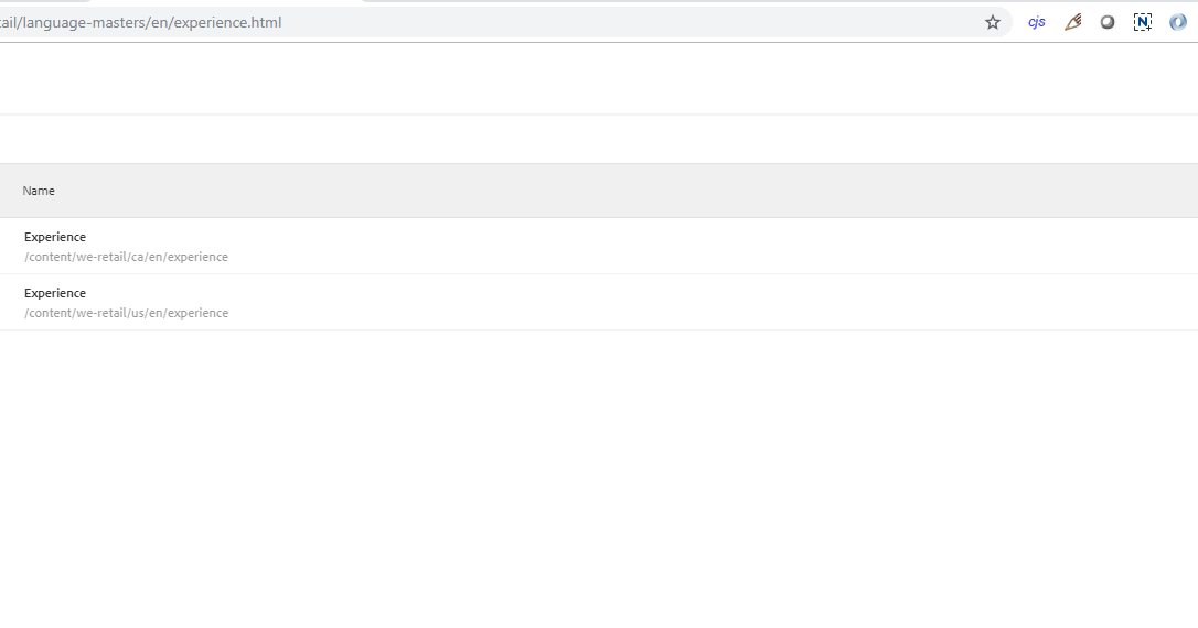 Experiencing Adobe Experience Manager (AEM, CQ) AEM 6510 Multi Site