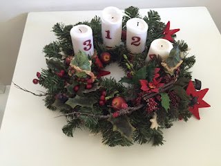 DIY advent wreath