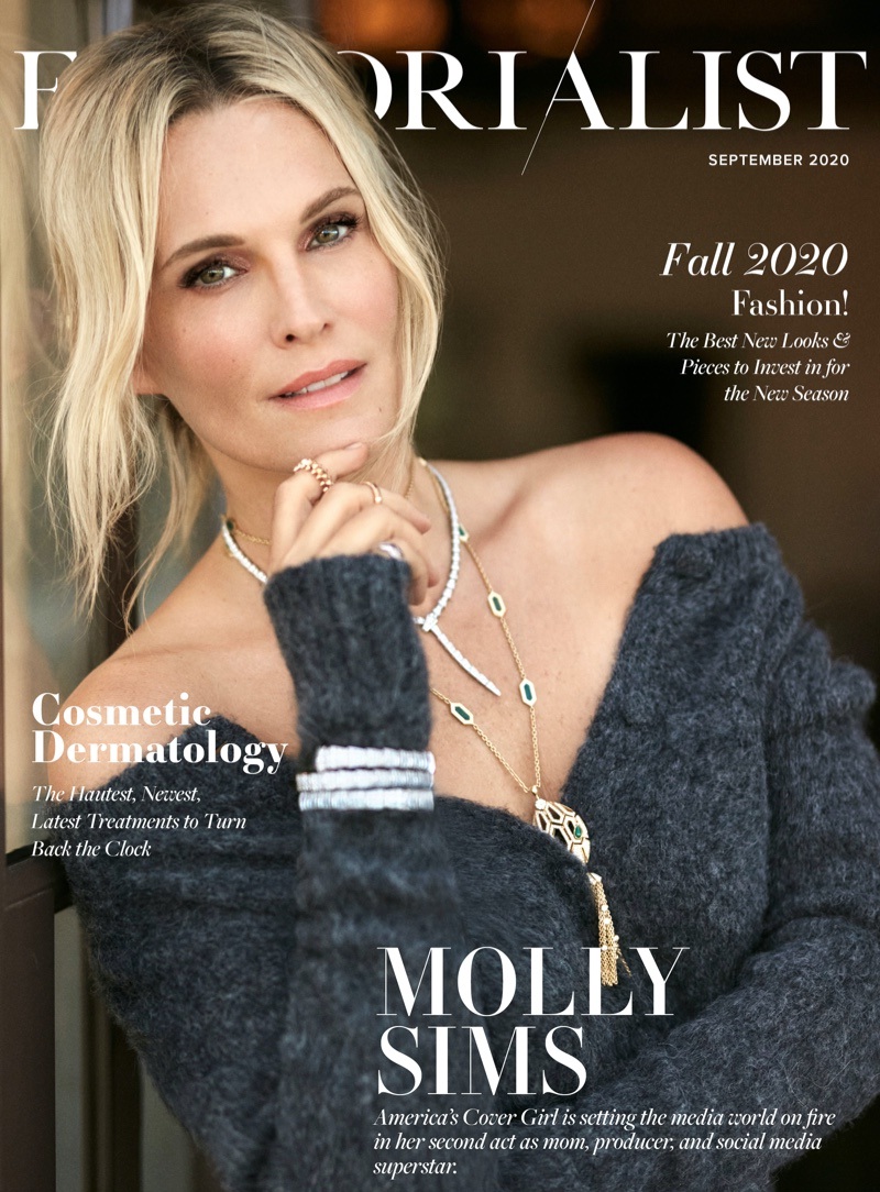 Hily Designs: Molly Sims disfruta de un ambiente bucólico en Editorialist