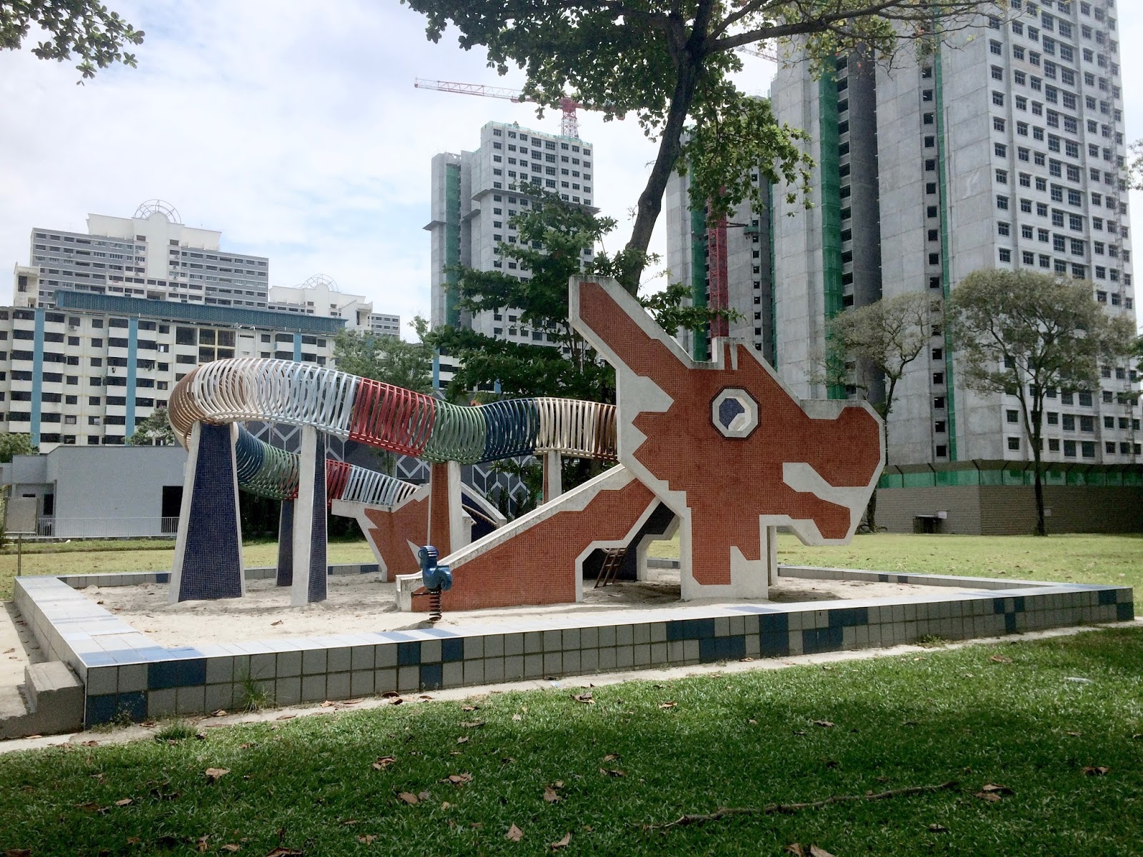 Dragon Playground Toa Payoh; Singapore Moonlit