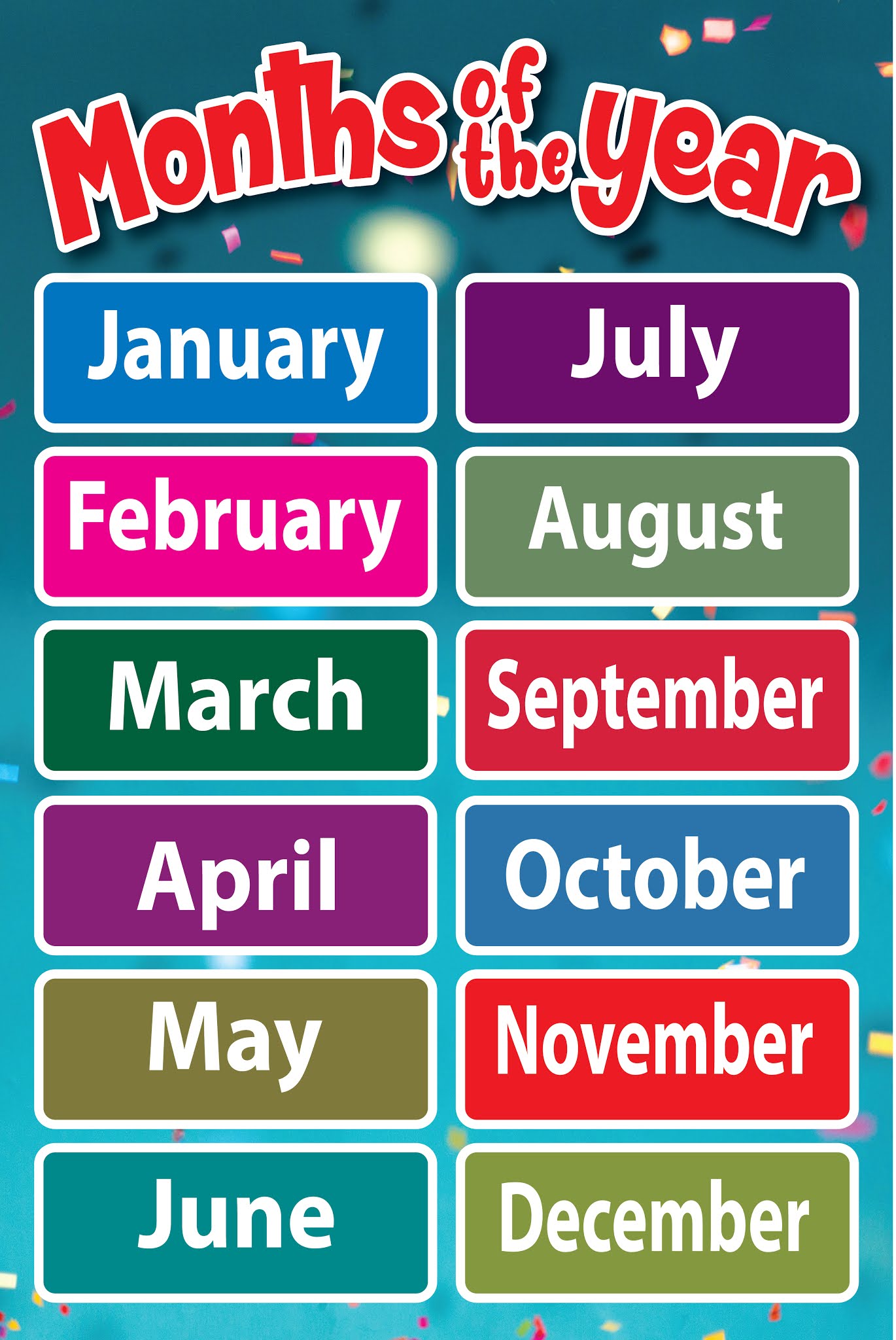 12 Months Of The Year Clip Art 12 Months Of The Year Clip Art