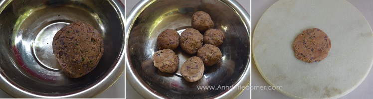 How to make Red Cabbage Paratha - Step 5