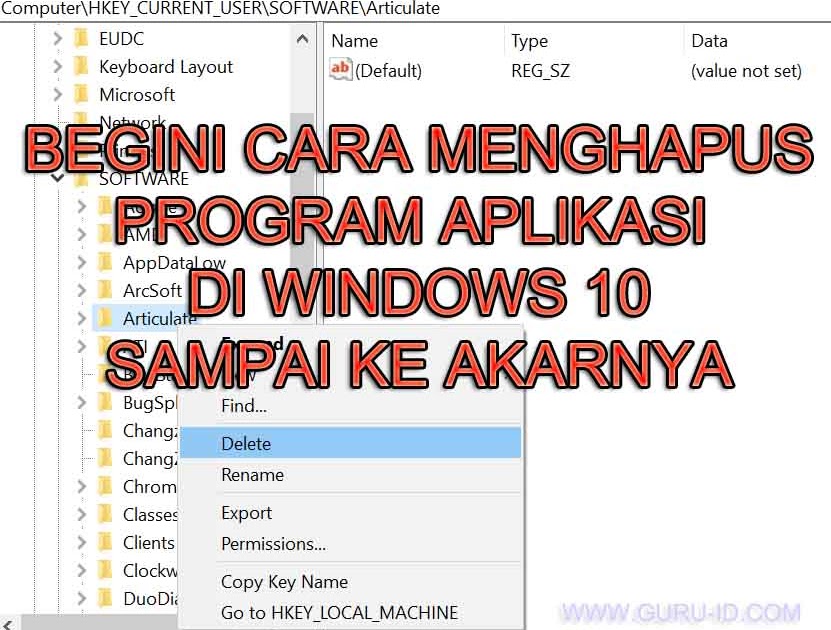 Cara Mudah Menghapus Aplikasi Sampai Bersih Di Windows 10 - Modul Ajar