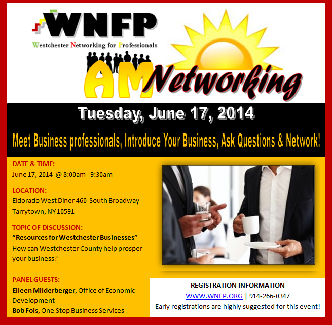 AM Business Networking Breakfast 06/17/14