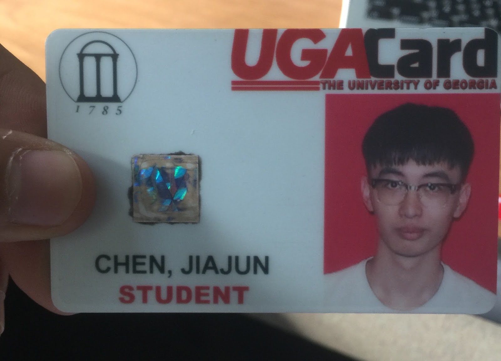 Uga Student Id Card