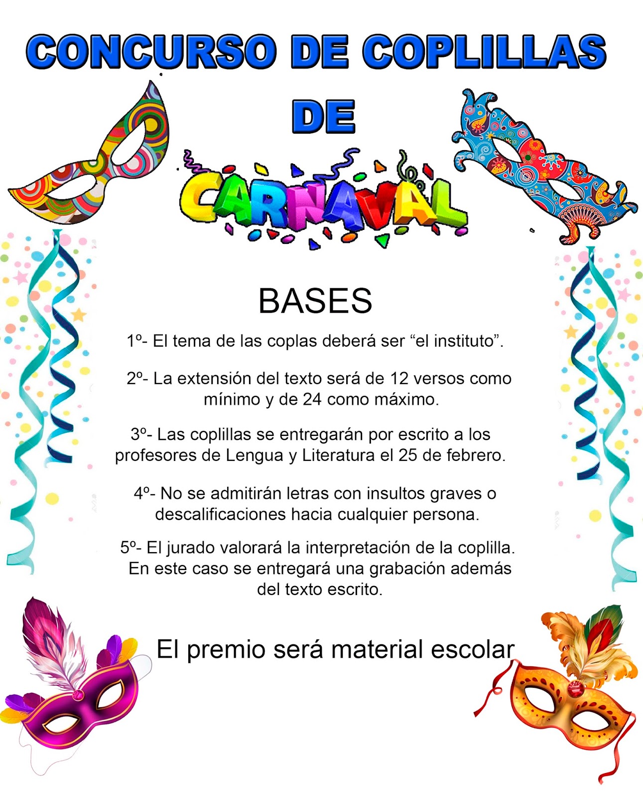 BBTK Concurso de coplillas de carnaval