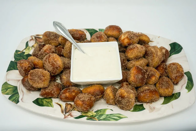 Air Fryer Cinnamon Sugar Pretzel Bites