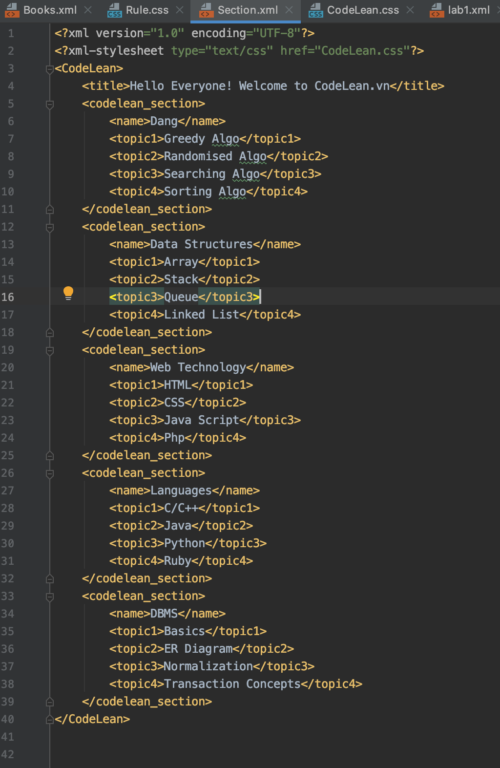 [MLJ_06] Hiển thị XML với CSS