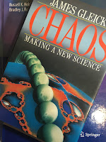 Chaos: Making a New Science, by James Gleick, superimposed on Intermediate Physics for Medicine and Biology.