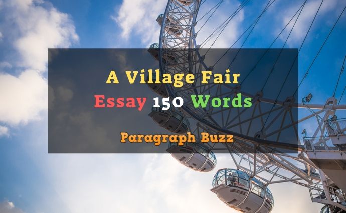 essay on a village fair for class 5