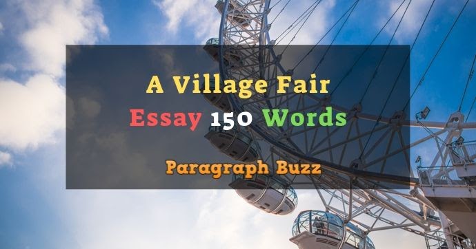 Describe a village scene essay picture