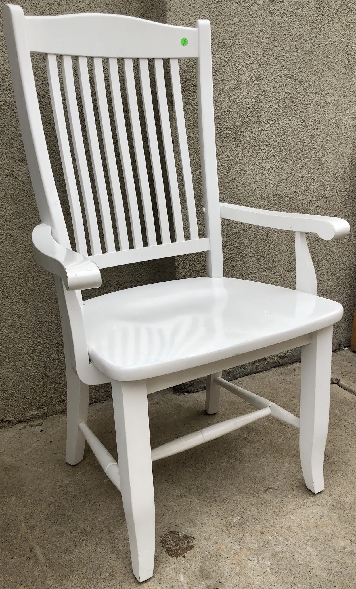 Uhuru Furniture & Collectibles White Side Chair 65 SOLD