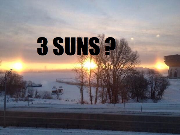 Fenômeno dos três sóis ocorre na China - Vídeo