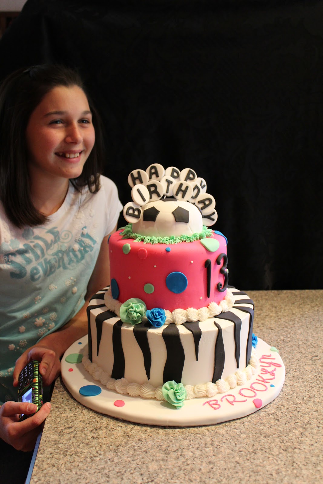 Old World Cake Co., LLC Brooklyn�s 13th Birthday Cake!