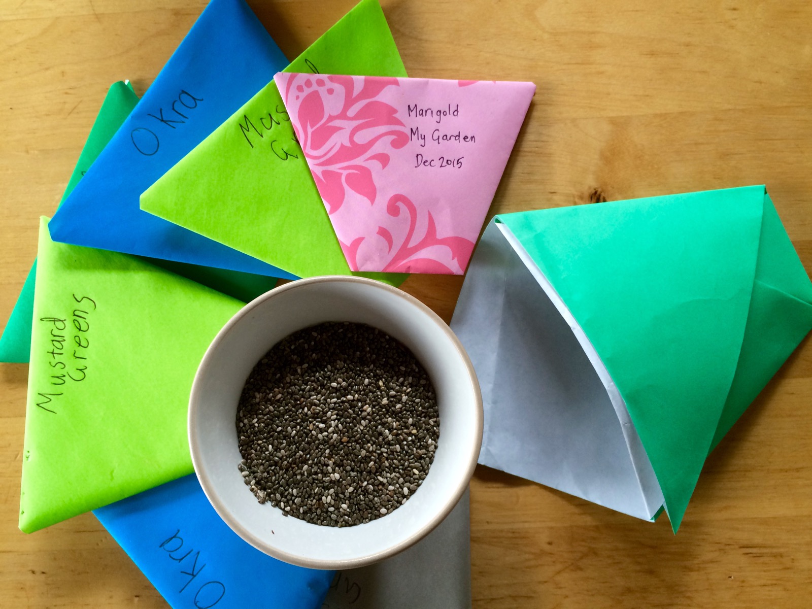 Our permaculture life diy super easy origami seed envelopes