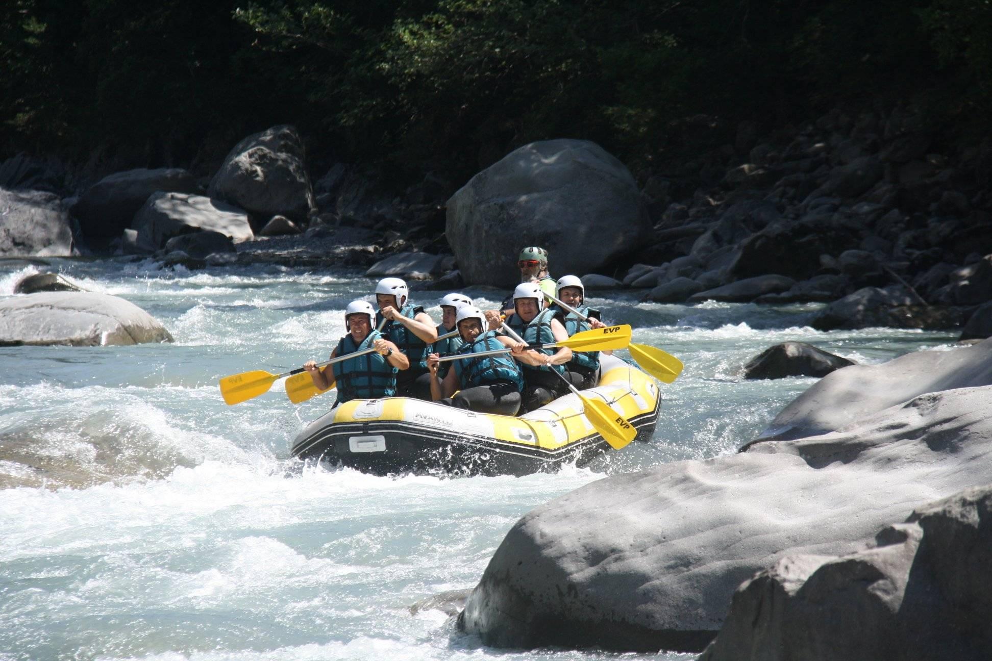Grégory Capra: Les bienfaits du rafting
