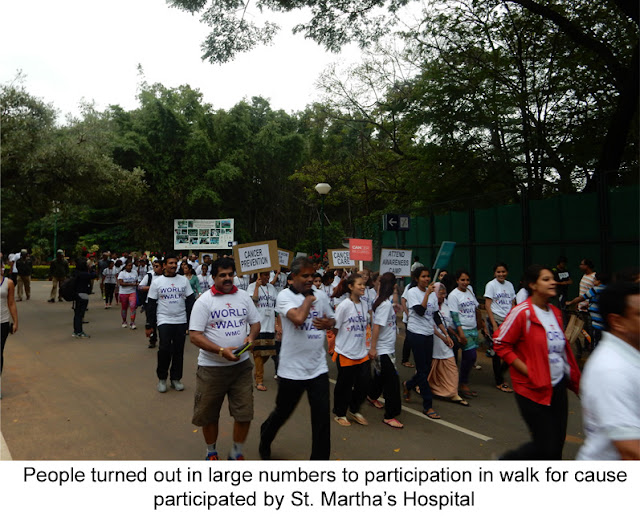 Staff of St Martha’s Hospital Participate in World Walk in Support of Prevention and Care for Cancer Staff of St Martha’s Hospital Participate in World Walk in Support of Prevention and Care for Cancer