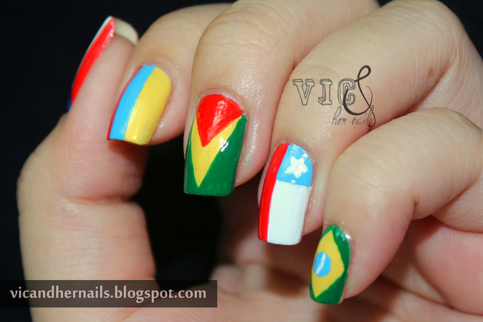 Vic and Her Nails Crumpet's Nail Tarts 33 DC Day 16 South America